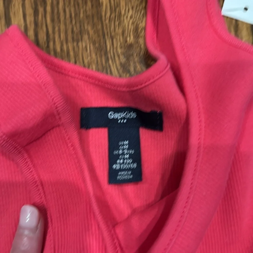 Gap kids girls pink floral tank dress size medium (8-9) NWT